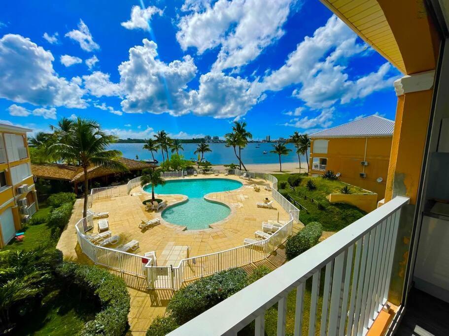 Superbe Studio Lumineux, Vue Sur Piscine Et Mer Baie Nettle Exterior photo